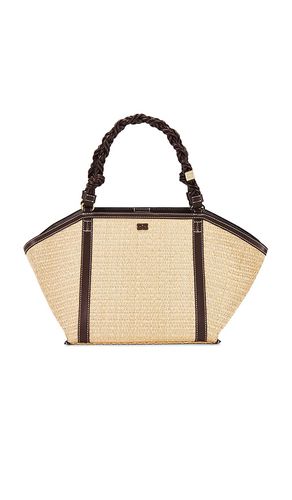 Ganni Bou Medium Tote in Beige - Ganni - Modalova