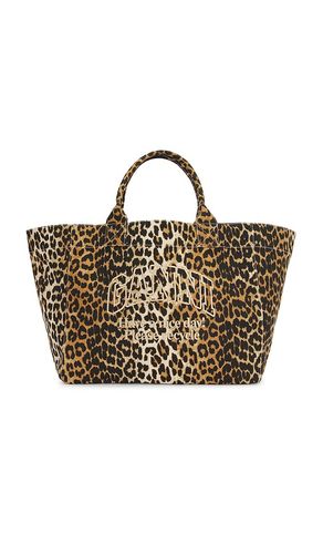 Ganni Shopper XXL Tote in Brown - Ganni - Modalova