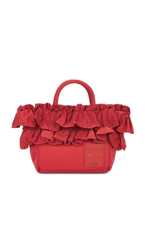 Mini Shopper Ruffle Bag in - Ganni - Modalova