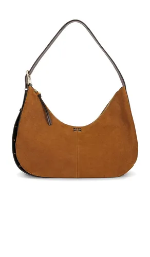 Hobo Belt Medium Suede Bag in Brown - Ganni - Modalova