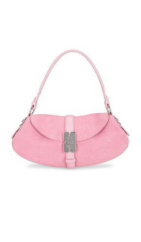 Ganni B-kat Suede Bag in Pink - Ganni - Modalova