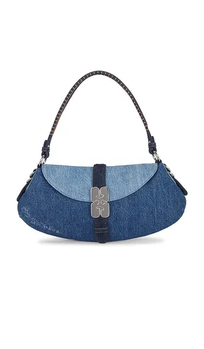 B-kat Denim Shoulder Bag in - Ganni - Modalova