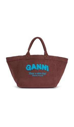 Ganni TOTE-BAG SHOPPER in Brown - Ganni - Modalova