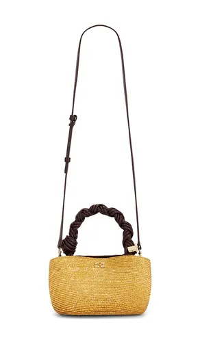 Ganni Bou Mini Straw Bag in Tan - Ganni - Modalova