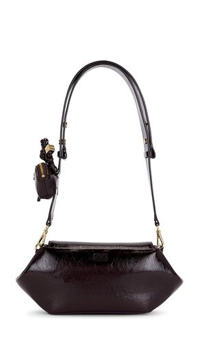 Bou East West Deep Shine Bag in Brown - Ganni - Modalova