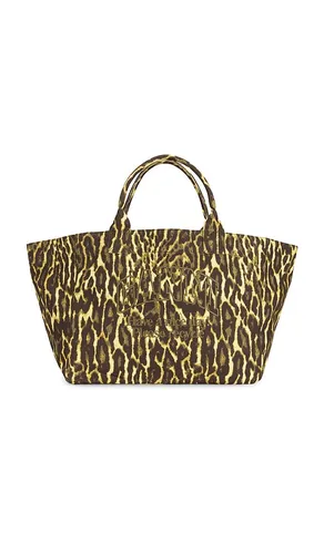 Xxl Easy Shopper Printed Gradient Leo Bag in Brown - Ganni - Modalova