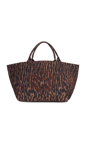 Xxl Easy Shopper Printed Gradient Leo Bag in Brown - Ganni - Modalova