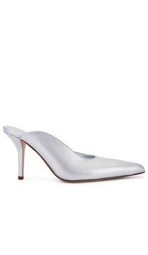 X REVOLVE Abella Mule in Metallic Silver. - size 36.5 (also in 37, 37.5, 38, 38.5, 39) - GIA BORGHINI - Modalova