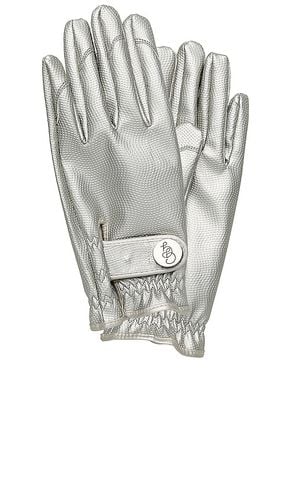 Small Gardening Glove in Metallic Silver. - size S (also in ) - Garden Glory - Modalova