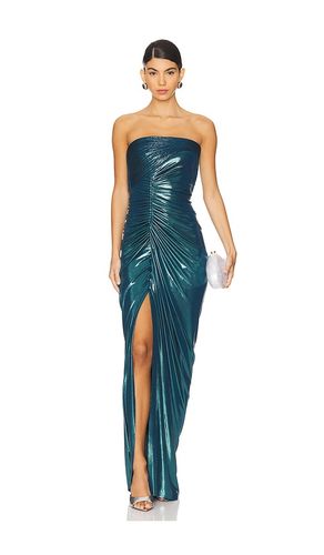 The Reflection Jersey Gown in Teal. - size 0 (also in 4) - Gaurav Gupta - Modalova
