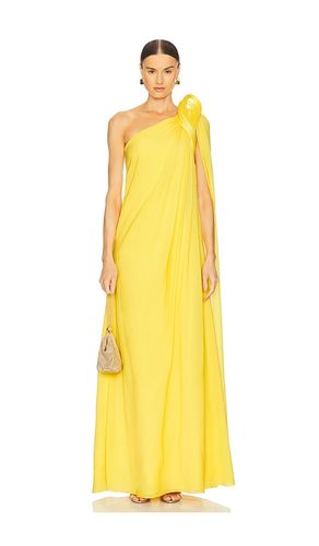 Solaris One-Shoulder Gown in Yellow. - size 0 (also in 2) - Gaurav Gupta - Modalova