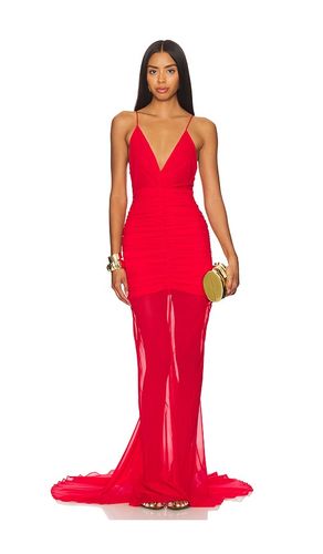 Gathered Dress With Train in . - size 36 (also in 38, 40) - GIUSEPPE DI MORABITO - Modalova
