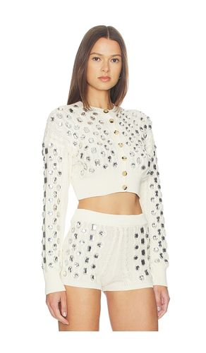 Embellished Sweater in Ivory. - size M (also in S) - GIUSEPPE DI MORABITO - Modalova