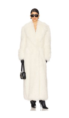 Faux Fur Coat in Cream. - size 36 (also in 38, 42) - GIUSEPPE DI MORABITO - Modalova