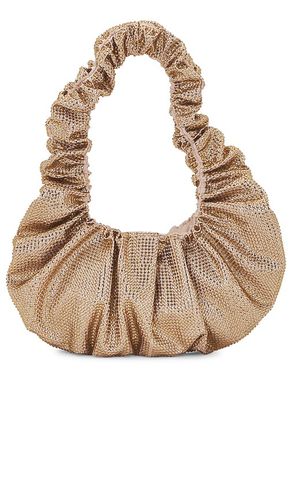 Rhinestone Shoulder Bag in Metallic Gold - GIUSEPPE DI MORABITO - Modalova