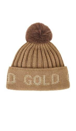 Hodd faux fur beanie en color marrón talla all en - Brown. Talla all - Goldbergh - Modalova