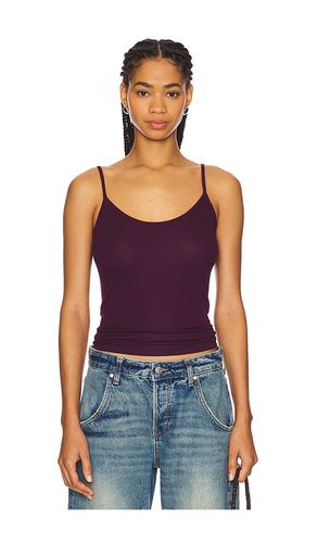 Ribbed Cami in Burgundy. - size L (also in M, S, XL, XS) - Goldie - Modalova