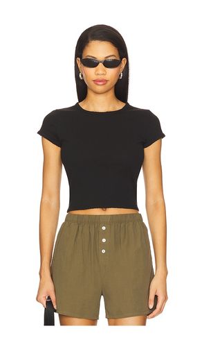 Pointelle Baby Tee in . - size L (also in M, S, XS) - Goldie - Modalova