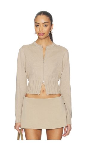 Dennis Cardigan in Taupe. - size L (also in M, S, XL) - Geel - Modalova