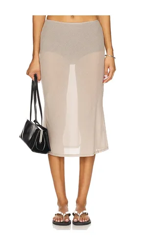 Brynn Skirt in Taupe. - size L (also in S, XS) - Geel - Modalova