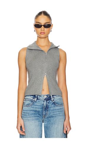 Double Zip Vest in Grey. - size L (also in M, S, XL, XS) - Geel - Modalova