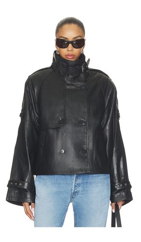 Avic Leather Jacket in . Taglia 32. Also in 34, 36, 38 - Gestuz - Modalova