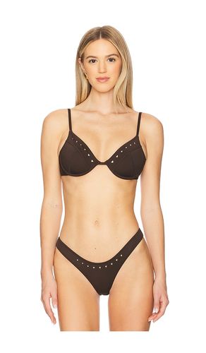 Alice Bra Bikini Top in Brown. - size L (also in M, XL, XS) - GIGI C - Modalova
