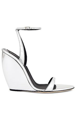 Clandestino 105 Sandal in Metallic Silver. - size 36.5 (also in 37.5) - Giuseppe Zanotti - Modalova