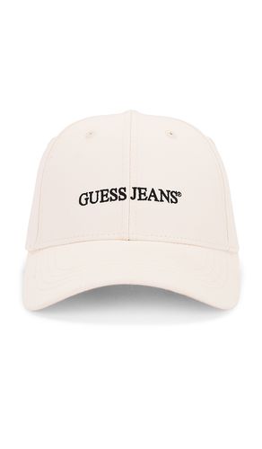 Guess Jeans Baseball Hat in White - Guess Jeans - Modalova