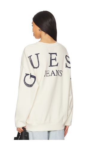 Back Macro Logo Sweatshirt in . Taglia M, S, XL/1X - Guess Jeans - Modalova