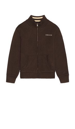 Zipped Sweater in Brown. - size L (also in M, XL/1X) - Guess Jeans - Modalova