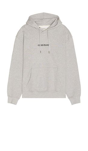 Embroidered Hoodie in Light Grey. - size L (also in S, XL/1X) - Guess Jeans - Modalova