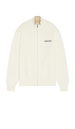 Zipped Sweater in Cream. - size M (also in L, XL/1X) - Guess Jeans - Modalova