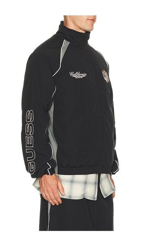 Embroidered Track Jacket in Black. - size S (also in M, L, XL/1X) - Guess Jeans - Modalova