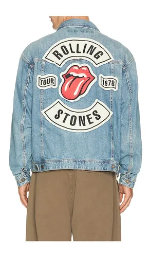 X Rolling Stones Trucker Jacket in . Size L. Also in M, XL/1X - Guess Jeans - Modalova