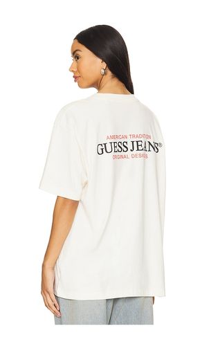 American Tradition Tee in Cream. - size L (also in M) - Guess Jeans - Modalova