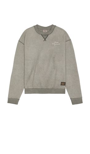 Reversed Fleece Crewneck Sweater in Grey. - size L (also in M, XL/1X) - Guess Originals - Modalova