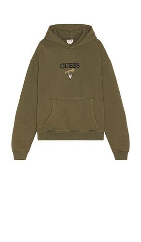 Baker Logo Hoodie in Olive. - size L (also in M, S, XL/1X) - Guess Originals - Modalova