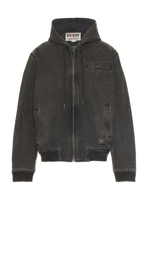 Denim Hoodie in Charcoal. - size S (also in XL/1X) - Guess Originals - Modalova