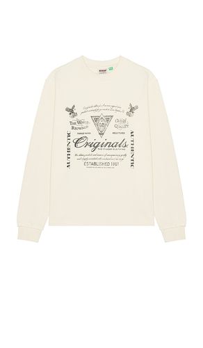 Lightweight Crewneck Sweatshirt in Cream. - size L (also in M, S, XL/1X) - Guess Originals - Modalova