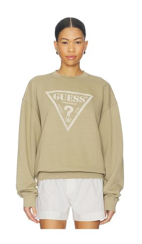 Vintage Triangle Crewneck Sweatshirt in Beige. - size L (also in M, S, XL/1X, XS) - Guess Originals - Modalova