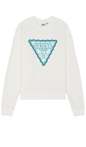 Multi-Color Triangle Crewneck in White. - size L (also in M, XL/1X) - Guess Originals - Modalova