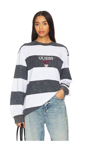 Block Stripe Long Sleeve Tee in . Taglia XL/1X - Guess Originals - Modalova