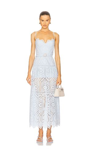 Zuria Cotton Eyelet Maxi Dress in Baby Blue. - size 0 (also in 10, 2, 4, 6, 8) - Generation Love - Modalova