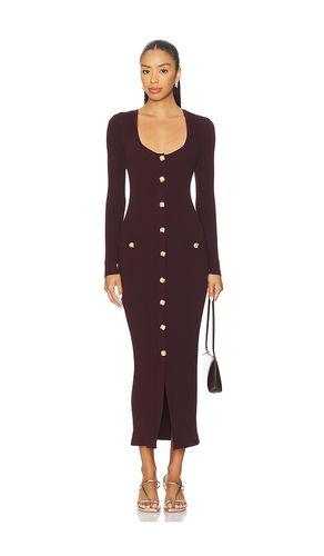 Andolina Square Neck Dress in Burgundy. - size M (also in S, XL) - Generation Love - Modalova