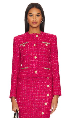 Chaqueta tweed kristen en color fucsia talla S en - Fuchsia. Talla S (también en XXS) - Generation Love - Modalova