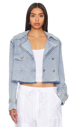 Camila Denim Trench Coat in . Taglia M, S, XL, XS - Generation Love - Modalova