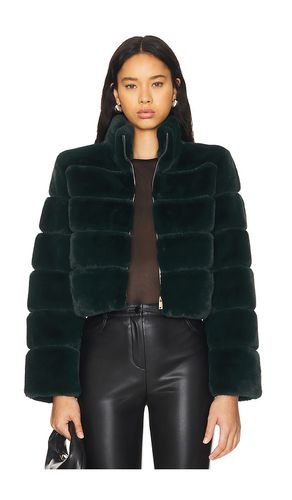 Tala Faux Fur Jacket in Dark Green. - size L (also in M, S, XL, XS) - Generation Love - Modalova