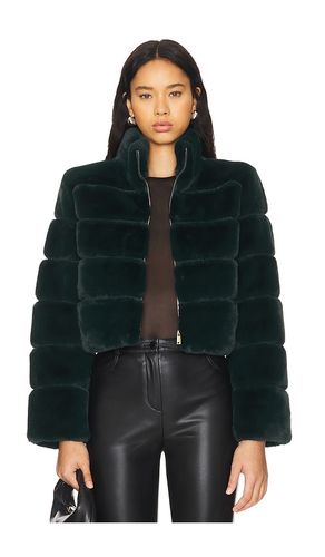 Tala Faux Fur Jacket in Dark Green. - size L (also in M, XL) - Generation Love - Modalova