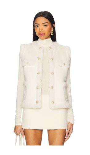 Chad Faux Suede Shearling Vest in Ivory. - size L (also in M, S, XL, XS, XXL) - Generation Love - Modalova